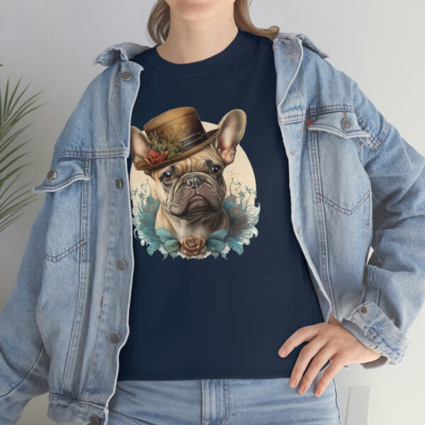 French Bulldog Portrait Cotton Tee III – a perfect gift for the frenchy lover or any bull dog fan