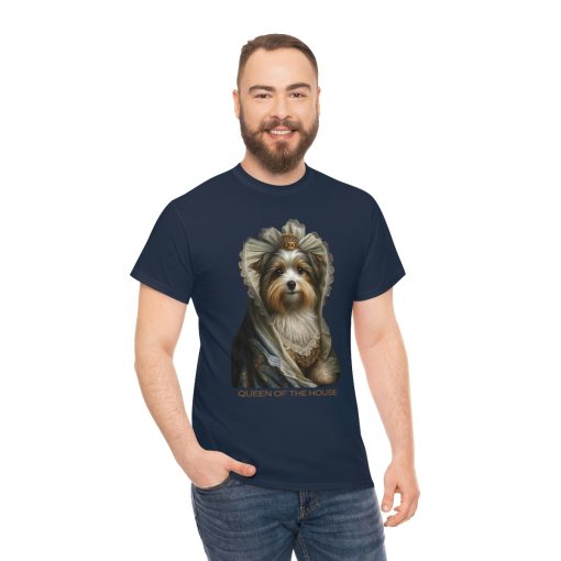 Queen Biewer Terrier Heavy Cotton T-Shirt