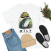 MILF "Man I Like Frogs" Cotton Tee | Cottagecore Goblincore Froggy Lover Shirt