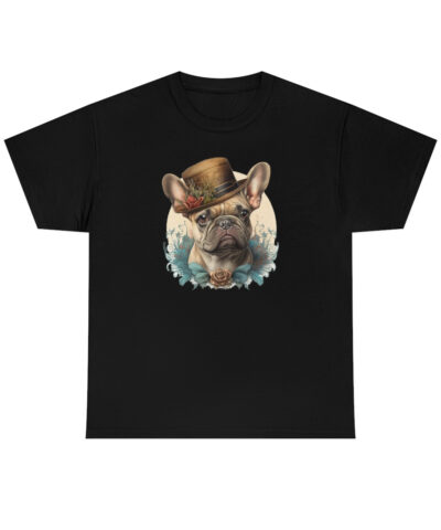 12124 10 400x480 - French Bulldog Portrait Cotton Tee III - a perfect gift for the frenchy lover or any bull dog fan