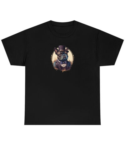12124 19 400x480 - French Bulldog Portrait Cotton Tee - a perfect gift for the frenchy lover or any bull dog fan