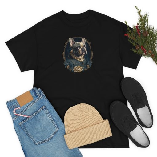 French Bulldog Portrait Cotton Tee V – a perfect gift for the frenchy lover or any bull dog fan