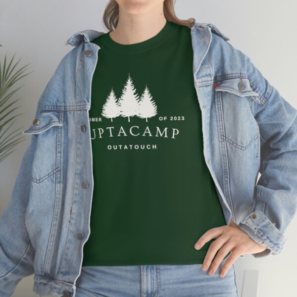 Uptacamp Outatouch Camping Cotton Tee – The T-Shirt for Hikers, Backpackers and vacationers. Upta Camp for a Relaxing Time Away