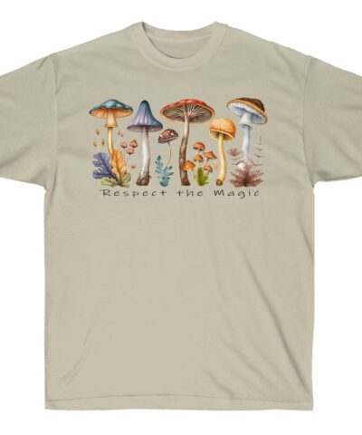 22009 6 e1680708125928 400x480 - Respect the Magic Cotton Shirt | Multiple Colors | Perfect Nature Lover Gift with Cottagecore and Goblincore Aesthetic
