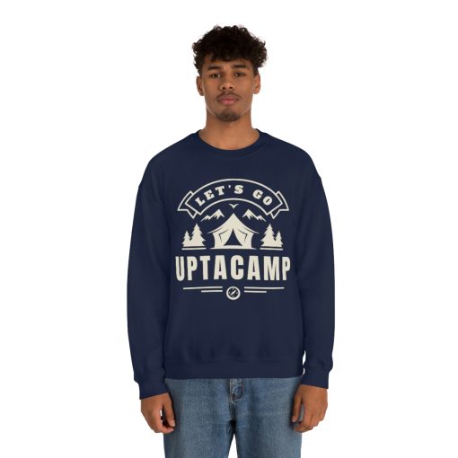 New Uptacamp Comfortable Heavy Crewneck Sweatshirt – Hiking, Backpacking, Camping Gift