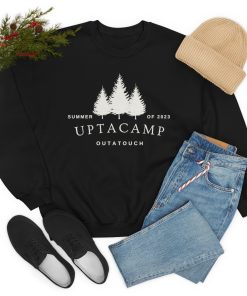 Uptacamp Outatouch Heavy Crewneck Sweatshirt – Perfect Gift for Hiking, Backpacking, Camping or Just Being Outdoors