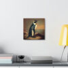 Penguin Vintage Antique Retro Canvas Wall Art - This Art Print Makes the Perfect Gift for any Nature Lover. Uplifting Decor.