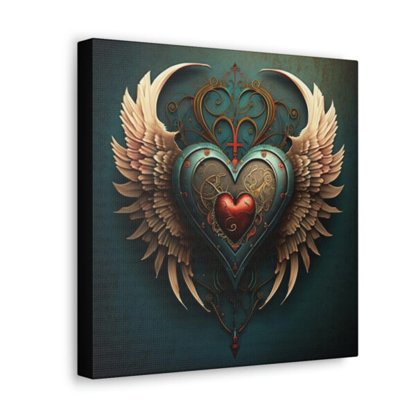 Tattoo Heart Vintage Antique Retro Canvas Wall Art – This Art Print Makes the Perfect Gift. Fit’s just about any decor.