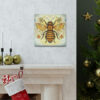 Rustic Folk Honey Bee Canvas Gallery Wraps - Perfect Gift for Your Country Farm Friends