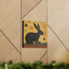 Rustic Folk Rabbit Canvas Gallery Wraps - Perfect Gift for Your Country Farm Friends