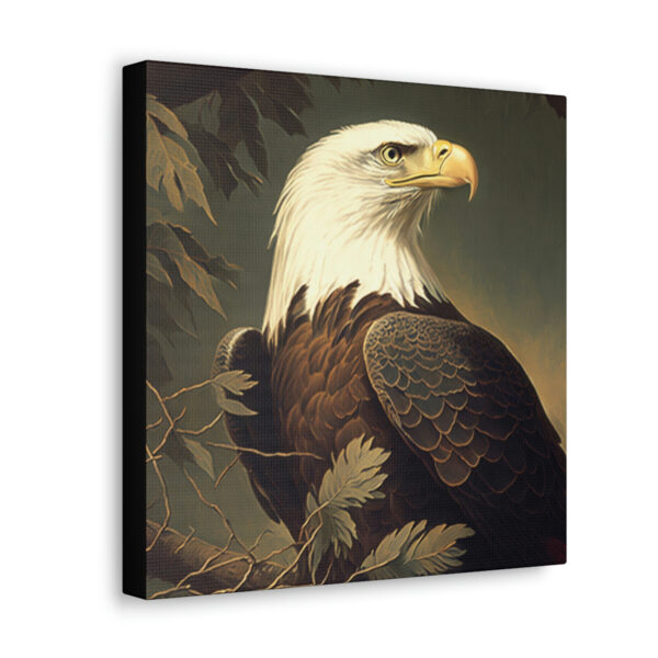 Bald Eagle Vintage Antique Retro Canvas Wall Art – This Art Print Makes the Perfect Gift for any Nature Lover. Decor You Can Love.