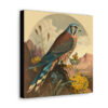 Kestrel Peregrine Falcon Vintage Antique Retro Canvas Wall Art - This Art Print Makes the Perfect Gift for any Nature Lover. Great Decor.