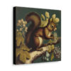Red Squirrel Vintage Antique Retro Canvas Wall Art - This Art Print Makes the Perfect Gift for any Nature Lover. Uplifting Decor.