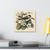 Chickadee Vintage Antique Retro Canvas Wall Art - This Art Print Makes the Perfect Gift for any Nature Lover. Decor You Can Lov