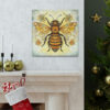 Rustic Folk Honey Bee Canvas Gallery Wraps - Perfect Gift for Your Country Farm Friends