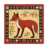 Rustic Folk Art Red Fox Canvas Gallery Wraps - Perfect Gift for Your Country Farm Friends
