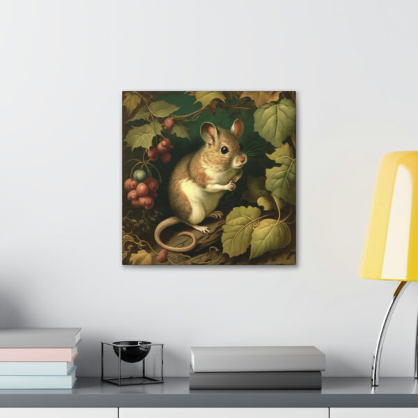 Field Mouse Vintage Antique Retro Canvas Wall Art – This Art Print Makes the Perfect Gift for any Nature Lover. Decor You Can L