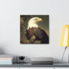 Bald Eagle Vintage Antique Retro Canvas Wall Art - This Art Print Makes the Perfect Gift for any Nature Lover. Decor You Can Love.