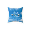 Whooping Crande Day Run Square Pillow