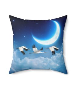 Whooping Crane Square Pillow