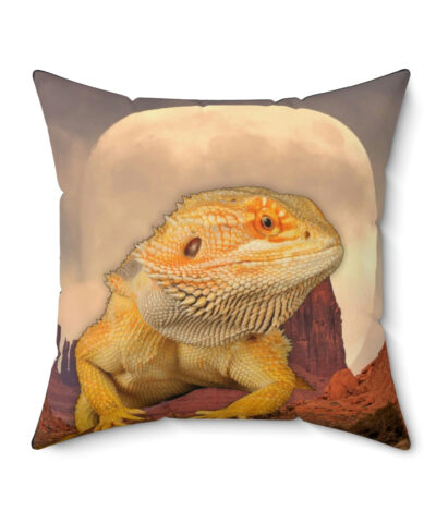 41530 3 400x480 - Bearded Dragon Moonrise Square Pillow