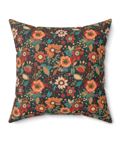 41530 37 400x480 - BOHO Floral Spun Polyester Square Pillow
