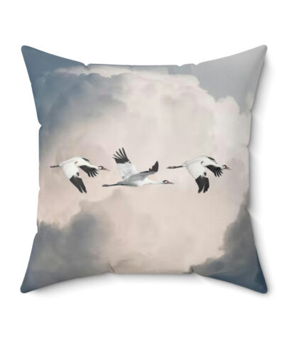41530 7 400x480 - Whooping Crande Storm Cloud Square Pillow