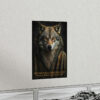 Wolf Inspirational Quotes - Better to Be a Wolf for a Day Than a Sheep All Your Life - Premium Matte Vertical Posters