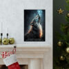 Wolf Inspirations - Dreams Come True Only When Hope Lives On - Premium Matte Vertical Posters