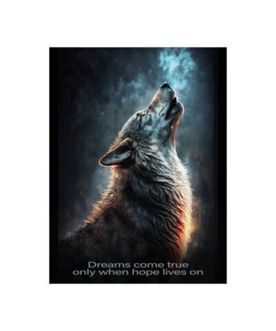 43144 1 400x480 - Wolf Inspirations - Dreams Come True Only When Hope Lives On - Premium Matte Vertical Posters