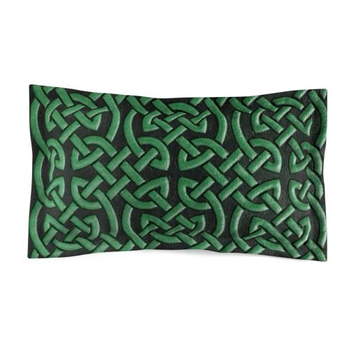 Celtic Emerald Microfiber Pillow Sham