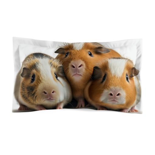 Guinea Pig Trio Microfiber Pillow Sham