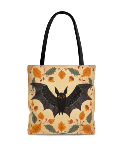 45127 118 400x480 - Folk Art Halloween Bat Tote Bag - Cute Cottagecore Totebag Makes the Perfect Gift