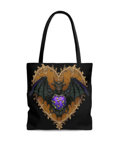 45127 122 400x480 - Gothic Bat Purple Heart Tote Bag - Cute Cottagecore Totebag Makes the Perfect Gift