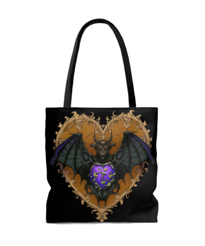 45127 123 400x480 - Gothic Bat Purple Heart Tote Bag - Cute Cottagecore Totebag Makes the Perfect Gift