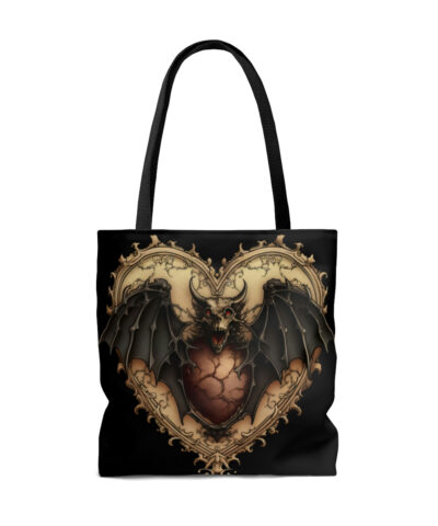 45127 131 400x480 - Gothic Bat Heart Tote Bag - Cute Cottagecore Totebag Makes the Perfect Gift