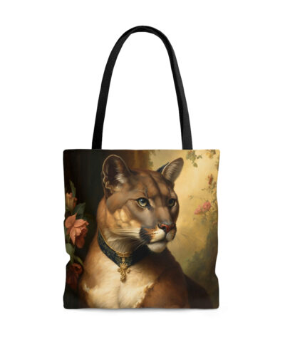 Victorian Vintage Mountain Lion Cougar Tote Bag
