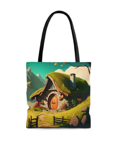 45127 48 400x480 - Middle Earth Hobbit Hole Tote Bag - Cute Cottagecore Totebag Makes the Perfect Gift for LOTR Fans
