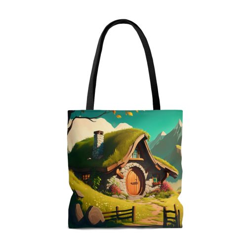 Middle Earth Hobbit Hole Tote Bag – Cute Cottagecore Totebag Makes the Perfect Gift for LOTR Fans