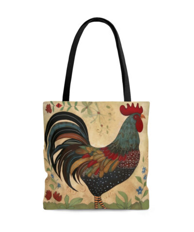 45127 68 400x480 - Folk Art Big Rooster Tote Bag - Cute Cottagecore Totebag Makes the Perfect Gift