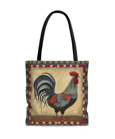 45127 72 400x480 - Folk Art Rooster Tote Bag - Cute Cottagecore Totebag Makes the Perfect Gift