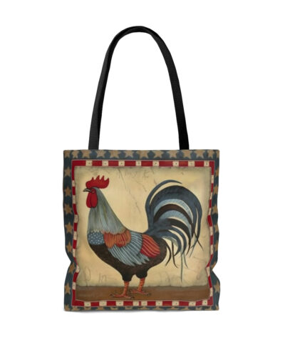 45127 73 400x480 - Folk Art Rooster Tote Bag - Cute Cottagecore Totebag Makes the Perfect Gift