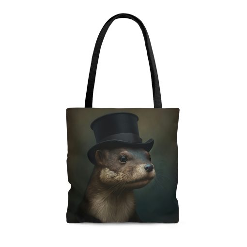 Victorian Vintage Otter Tote Bag |Cottagecore and Boho Aesthetic