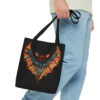 Cute Gothic Bat Tote Bag - Cute Cottagecore Totebag Makes the Perfect Gift