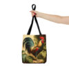 Victorian Vintage Rooster Tote Bag