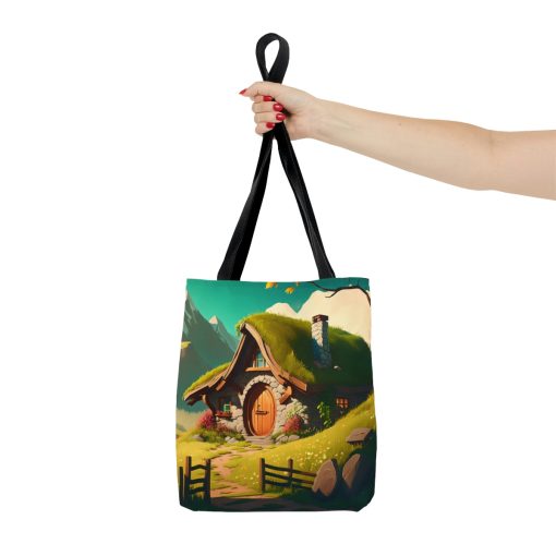 Middle Earth Hobbit Hole Tote Bag – Cute Cottagecore Totebag Makes the Perfect Gift for LOTR Fans