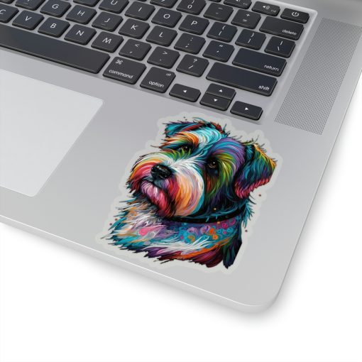 Bright Biewer Terrier Kiss-Cut Stickers