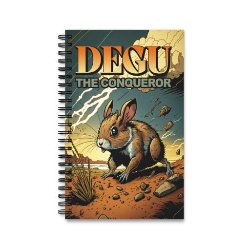Degus Graphic Novel Cover Spiral Journal Notebook Sketch Book