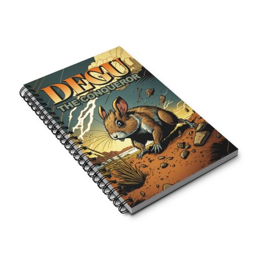 Degus Graphic Novel Cover Spiral Journal Notebook Sketch Book