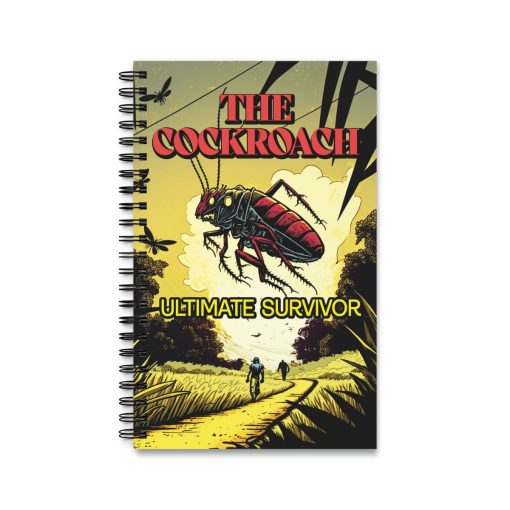 Cockroach Graphic Novel Cover Spiral Journal Notebook Sketch Book